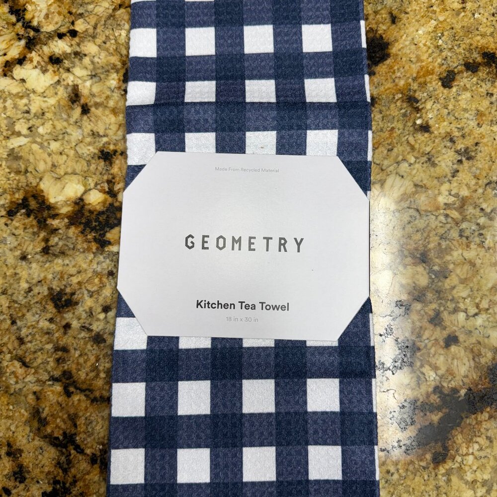 Geometry Kitchen TealTowel